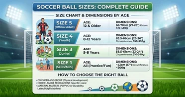 Soccer Ball Sizes: Complete Guide by Age, Size Chart, and Dimensions